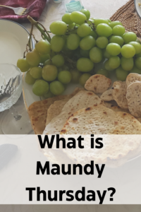 Maundy Thursday pin