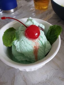 Palm Ice Cream Sundae for Holy Week Homeschool activities