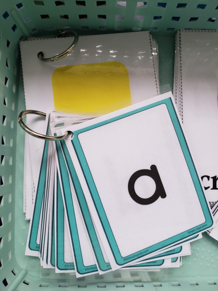 free preschool printable alphabet cards